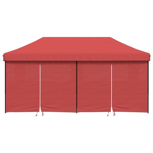Grote foto vidaxl partytent bordeauxrood 292 x 580 x 315 cm oxford stof tuin en terras overige tuin en terras