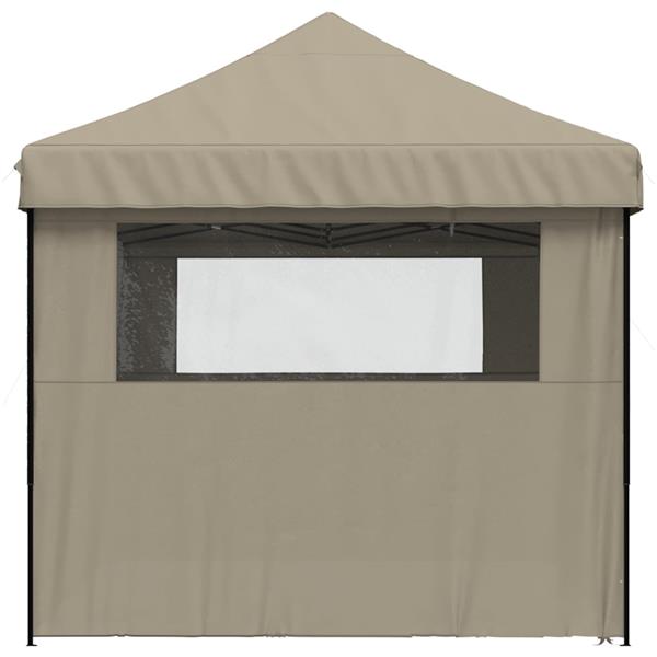 Grote foto vidaxl partytent taupe 292 x 580 x 315 cm oxford stof tuin en terras overige tuin en terras