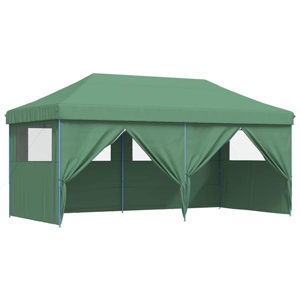 Grote foto vidaxl partytent groen 292 x 580 x 315 cm oxford stof tuin en terras overige tuin en terras