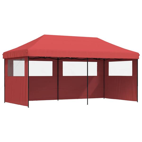 Grote foto vidaxl partytent bordeauxrood 292 x 580 x 315 cm oxford stof tuin en terras overige tuin en terras