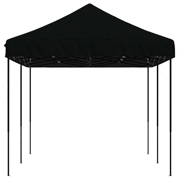 Grote foto vidaxl partytent zwart 292 x 580 x 315 cm oxford stof tuin en terras overige tuin en terras