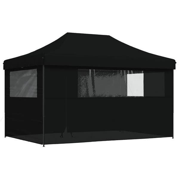 Grote foto vidaxl partytent zwart 292 x 440 x 315 cm oxford stof tuin en terras overige tuin en terras