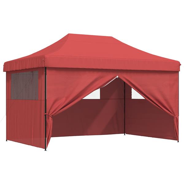Grote foto vidaxl partytent bordeauxrood 292 x 440 x 315 cm oxford stof tuin en terras overige tuin en terras