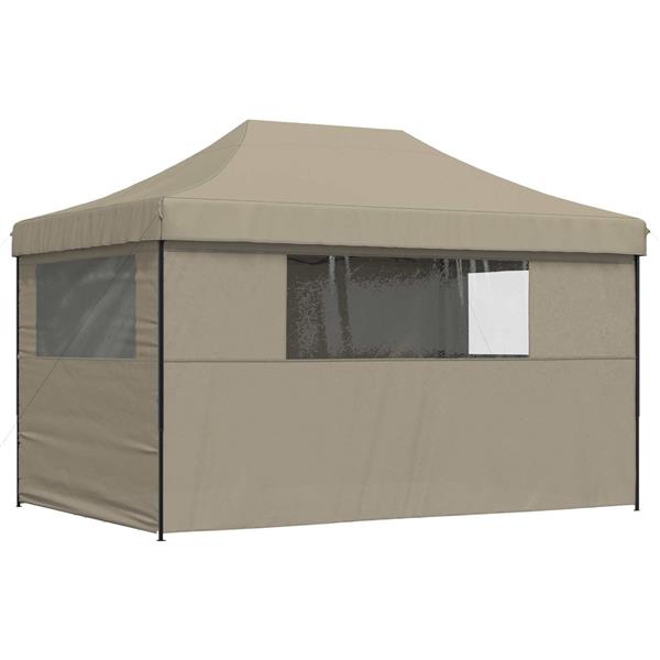 Grote foto vidaxl partytent taupe 292 x 440 x 315 cm oxford stof tuin en terras overige tuin en terras