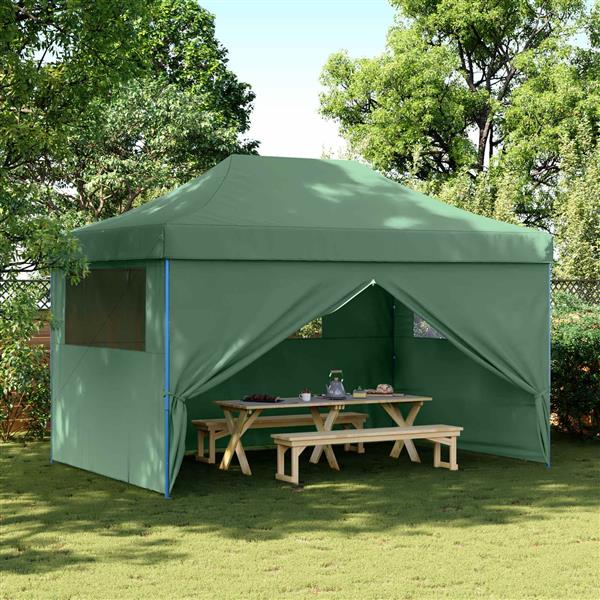 Grote foto vidaxl partytent groen 292 x 440 x 315 cm oxford stof tuin en terras overige tuin en terras