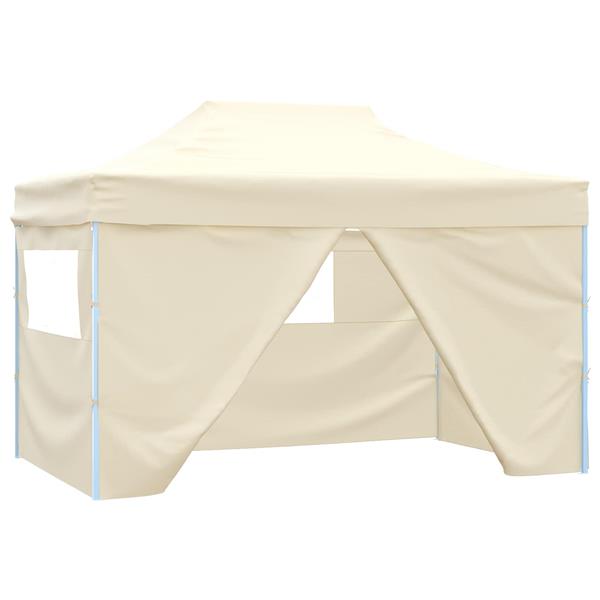 Grote foto vidaxl partytent cr me 291 x 431 x 315 cm oxford stof tuin en terras overige tuin en terras
