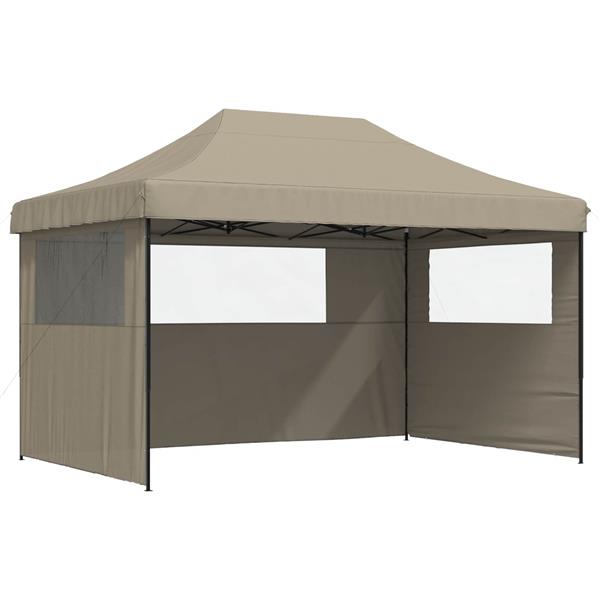 Grote foto vidaxl partytent taupe 292 x 440 x 315 cm oxford stof tuin en terras overige tuin en terras