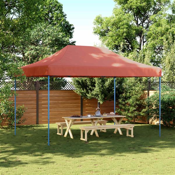 Grote foto vidaxl partytent terracotta 292 x 440 x 315 cm oxford stof tuin en terras overige tuin en terras