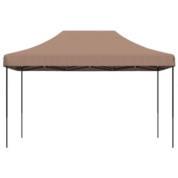 Grote foto vidaxl partytent bruin 292 x 440 x 315 cm oxford stof tuin en terras overige tuin en terras