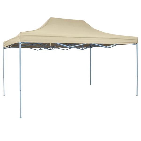 Grote foto vidaxl partytent cr me 291 x 431 x 315 cm oxford stof tuin en terras overige tuin en terras