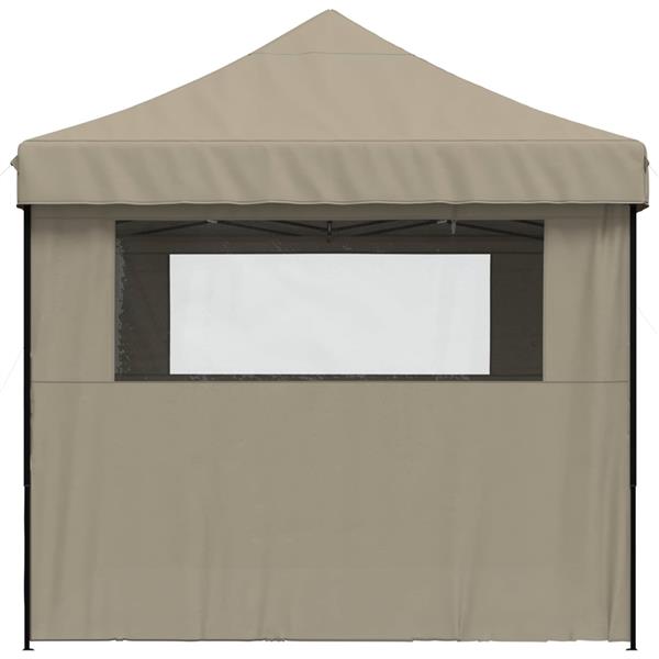 Grote foto vidaxl partytent taupe 279 x 410 x 315 cm oxford stof tuin en terras overige tuin en terras