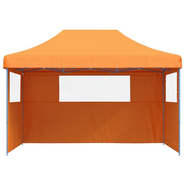 Grote foto vidaxl partytent oranje 279 x 410 x 315 cm oxford stof tuin en terras overige tuin en terras