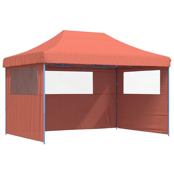 Grote foto vidaxl partytent terracotta 279 x 410 x 315 cm oxford stof tuin en terras overige tuin en terras