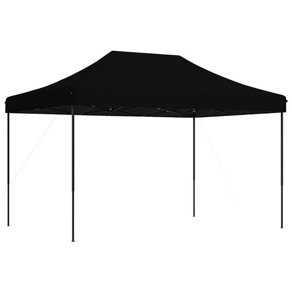 Grote foto vidaxl partytent zwart 279 x 410 x 315 cm oxford stof tuin en terras overige tuin en terras