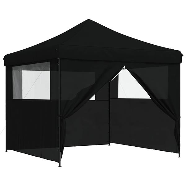 Grote foto vidaxl partytent zwart 292 x 292 x 315 cm oxford stof tuin en terras overige tuin en terras