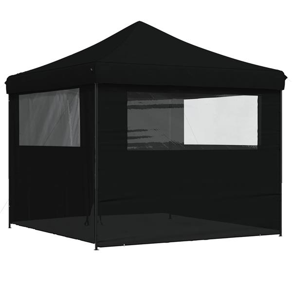 Grote foto vidaxl partytent zwart 292 x 292 x 315 cm oxford stof tuin en terras overige tuin en terras