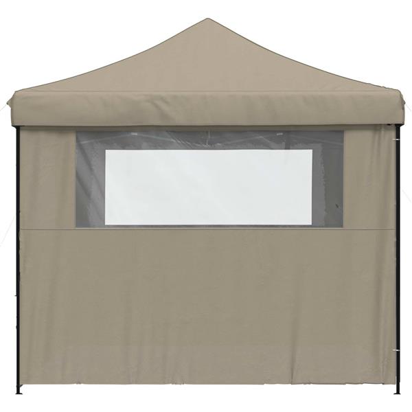 Grote foto vidaxl partytent taupe 292 x 292 x 315 cm oxford stof tuin en terras overige tuin en terras