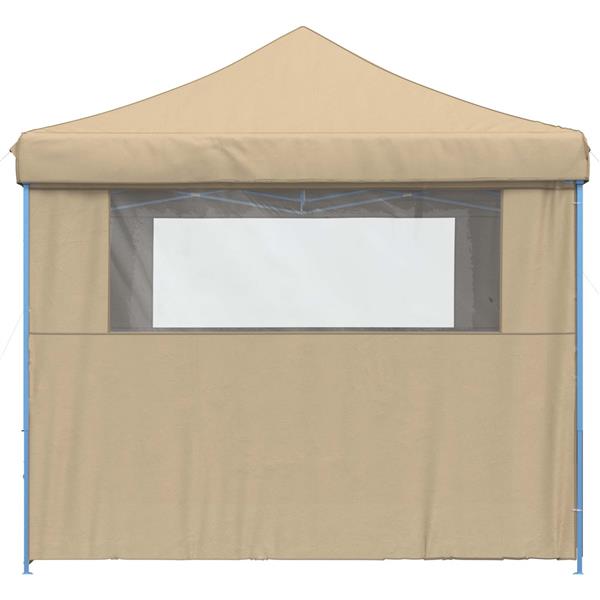 Grote foto vidaxl partytent beige 292 x 292 x 315 cm oxford stof tuin en terras overige tuin en terras