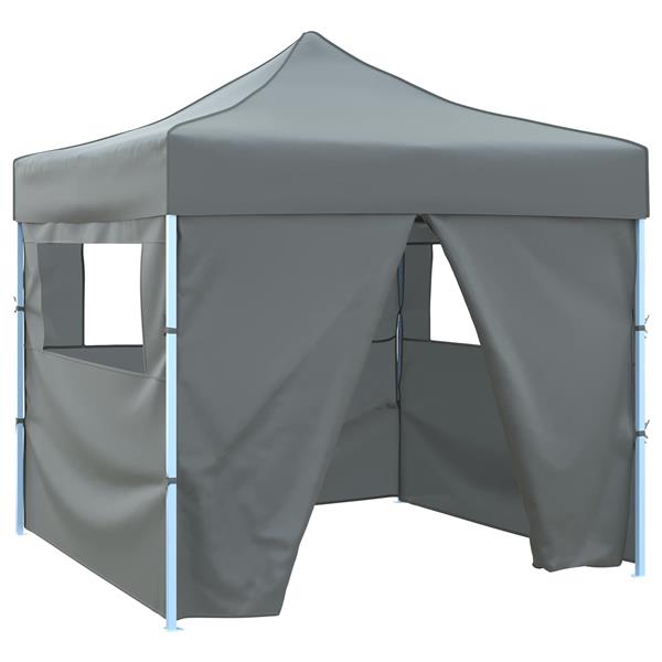 Grote foto vidaxl partytent antraciet 291 x 291 x 315 cm oxford stof tuin en terras overige tuin en terras