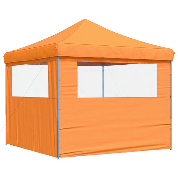 Grote foto vidaxl partytent oranje 292 x 292 x 315 cm oxford stof tuin en terras overige tuin en terras