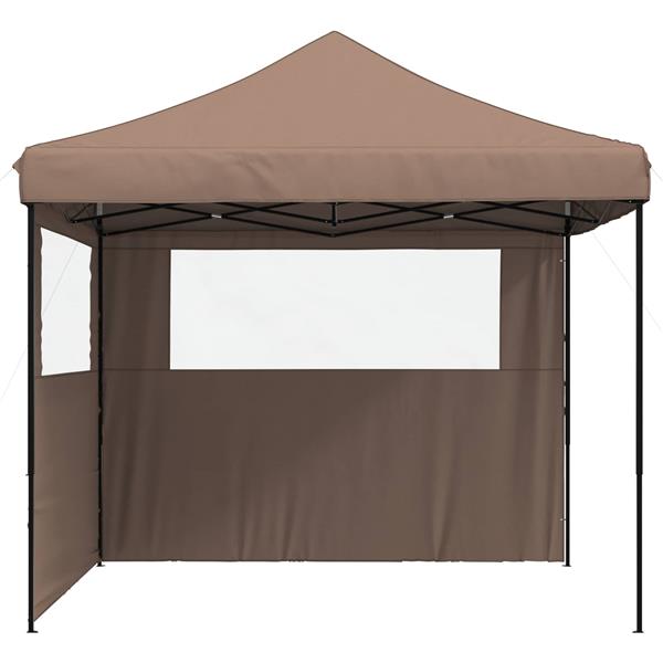 Grote foto vidaxl partytent bruin 292 x 292 x 315 cm oxford stof tuin en terras overige tuin en terras