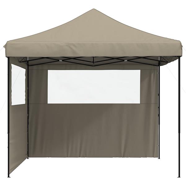 Grote foto vidaxl partytent taupe 292 x 292 x 315 cm oxford stof tuin en terras overige tuin en terras