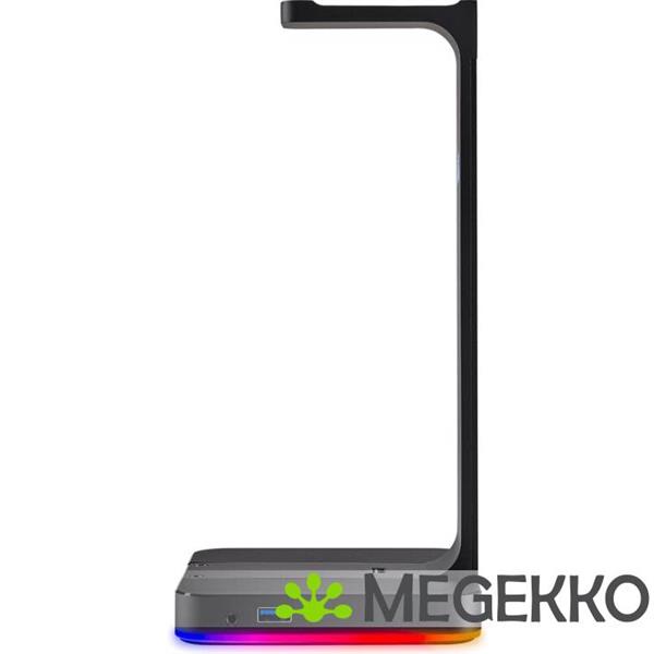 Grote foto corsair st100 rgb premium headset stand with 7.1 surround audio tv en foto koptelefoons