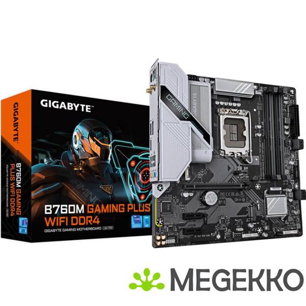 Grote foto gigabyte b760m gaming plus wifi ddr4 computers en software moederborden