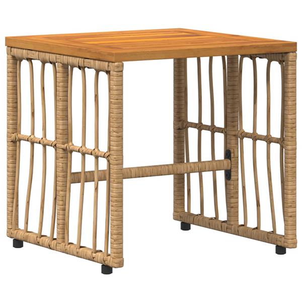 Grote foto vidaxl buitenmeubelset 3 pcs natuurlijk en cr me wit tuin en terras tuinmeubelen