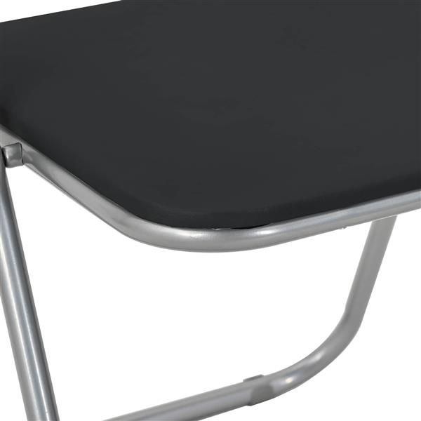 Grote foto vidaxl inklapbare stoel 2 pcs zwart en grijs 48 x 43 5 x 81 cm huis en inrichting stoelen