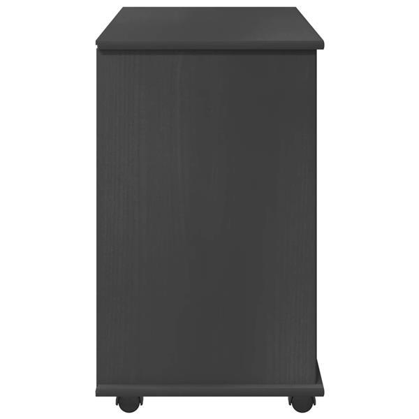 Grote foto vidaxl rolling kast grijs 63 5 x 39 x 65 5 cm massief vurenhout huis en inrichting overige