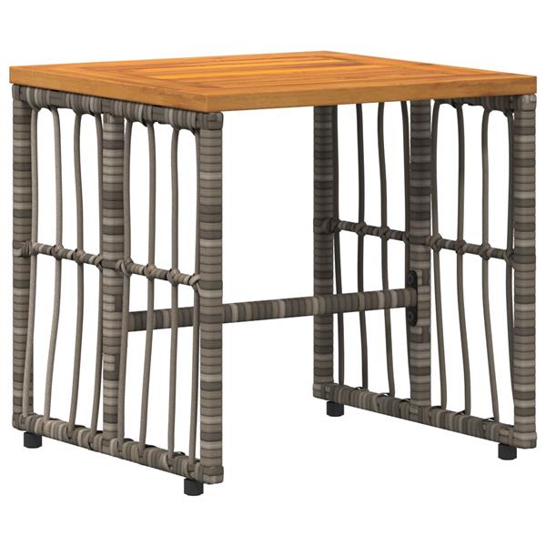 Grote foto vidaxl buitenmeubelset 5 pcs zwart en donkergrijs staal en poly rattan tuin en terras tuinmeubelen