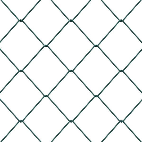 Grote foto vidaxl kettenschakelhek groen 2 x 20 m staal tuin en terras tuindecoratie