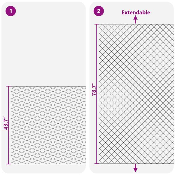 Grote foto vidaxl draadgaashek groen 2 x 10 m staal tuin en terras tuindecoratie
