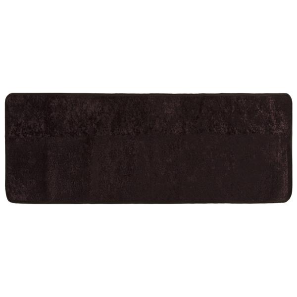 Grote foto vidaxl vloerkleedloper marsa antraciet 80 x 200 cm polyester en pvc huis en inrichting vloerbedekking en kleden