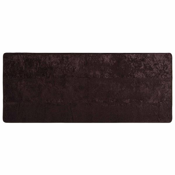 Grote foto vidaxl vloerkleedloper marsa antraciet 50 x 100 cm polyester en pvc huis en inrichting vloerbedekking en kleden