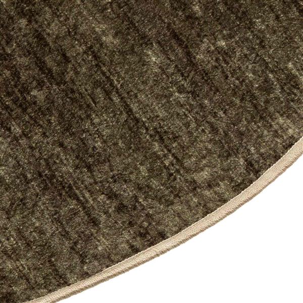 Grote foto vidaxl vloerkleedloper marsa bosgroen 120 x 120 cm polyester en pvc huis en inrichting vloerbedekking en kleden