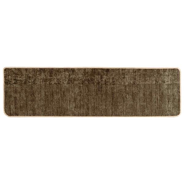 Grote foto vidaxl vloerkleedloper marsa bosgroen 100 x 400 cm polyester en pvc huis en inrichting vloerbedekking en kleden