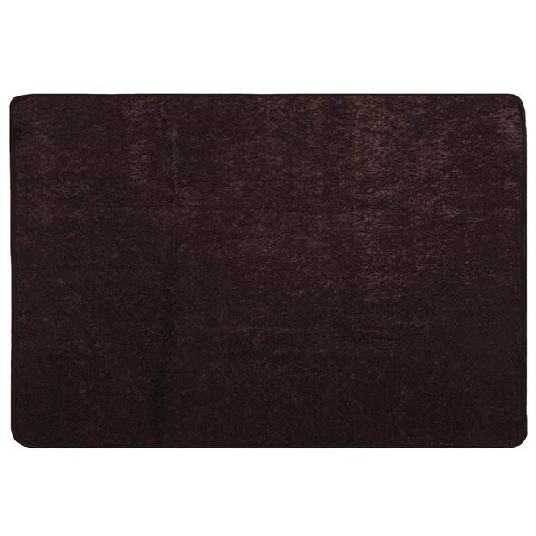 Grote foto vidaxl vloerkleedloper marsa antraciet 100 x 150 cm polyester en pvc huis en inrichting vloerbedekking en kleden