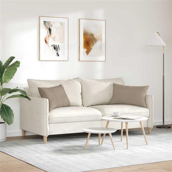 Grote foto vidaxl sofa kussens 2 stuks taupe 60 x 40 cm stof huis en inrichting woningdecoratie