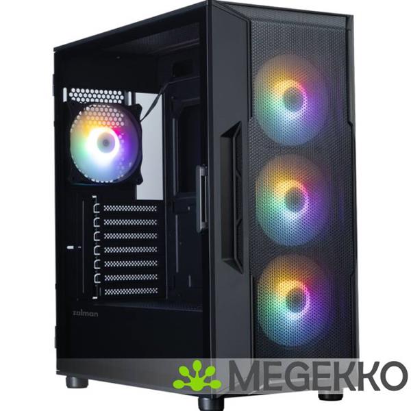 Grote foto zalman i3 neo v2 black computerbehuizing midi tower zwart computers en software behuizingen en kasten