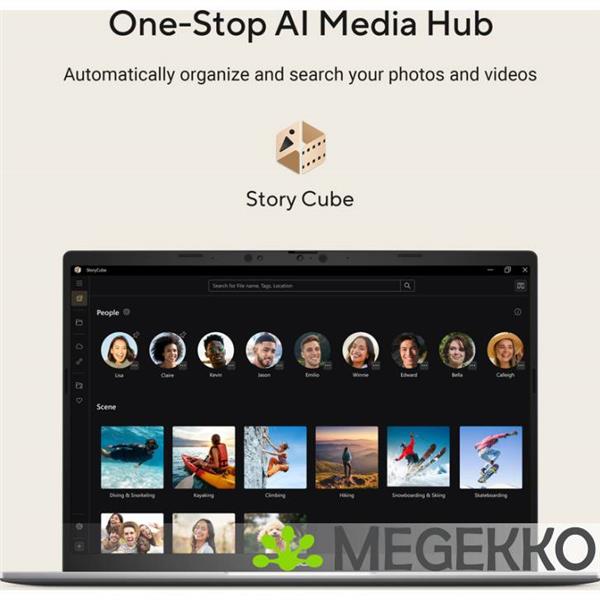 Grote foto asus vivobook s16 m3607ga sh004w copilot pc 16 amd ryzen ai 7 computers en software overige computers en software