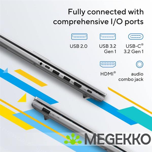 Grote foto asus vivobook 17 x1704va au1219w 17.3 intel core 5 computers en software overige computers en software