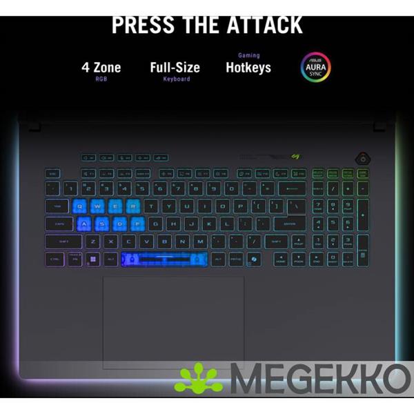 Grote foto asus rog strix g16 g615lp s5087w 16 intel core ultra 9 rtx 5070 gaming laptop computers en software overige computers en software