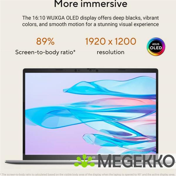 Grote foto asus vivobook s16 m3607ga sh004w copilot pc 16 amd ryzen ai 7 computers en software overige computers en software