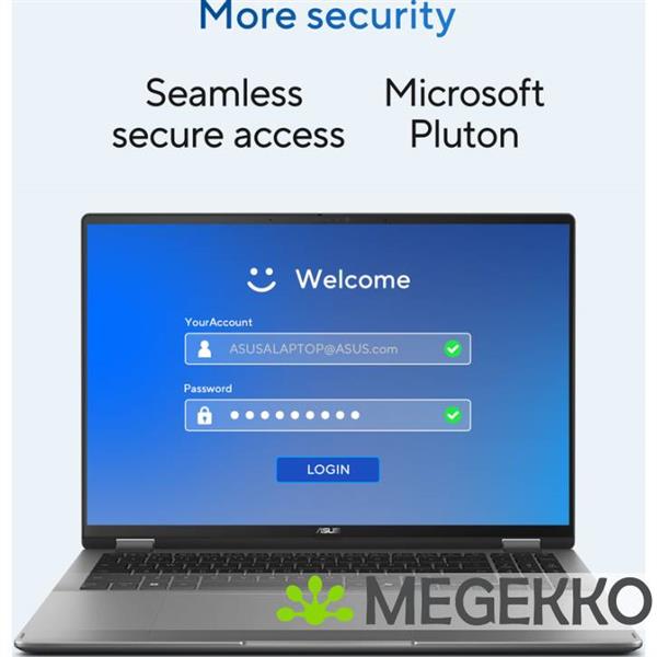 Grote foto asus vivobook 14 flip tp3407sa ql039w 14 intel core ultra 7 computers en software overige computers en software