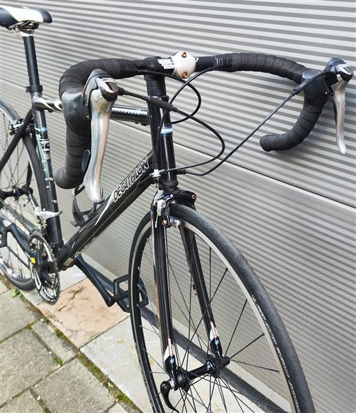 Grote foto carbon koersfiets triple speed shimano fietsen en brommers racefietsen