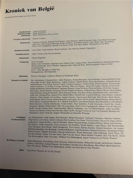 Grote foto kroniek van belgi boeken geschiedenis vaderland