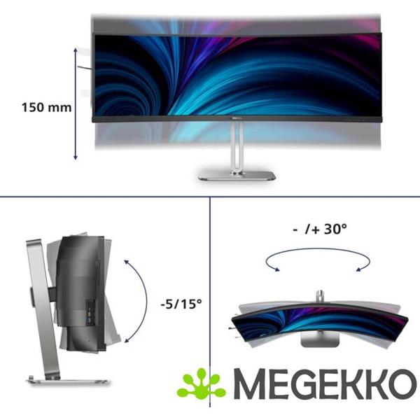 Grote foto philips 5000 series 49b2u5900c 00 49 dual qhd superwide va monitor computers en software overige computers en software