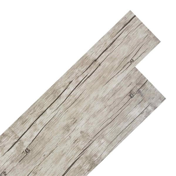 Grote foto vidaxl vloerplanken 2 51 m 18 pcs pvc washed eiken doe het zelf en verbouw tegels